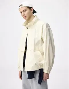 GU ジーユー　ユニクロ　S ウィンドプルーフセーリングジャケット ホワイト