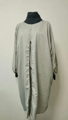 25-128 ゆったりチュニックワンピース　着物リメイク