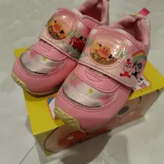 [アンパンマン] 　ベビーシューズ スニーカー 15.0cm 女の子 ピンク