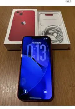 Apple iPhone 13 (PRODUCT)RED 本体 128GBのサムネイル
