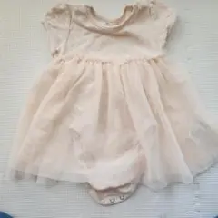 H&M ベビードレス　フリル　ワンピース風　ロンパース　6〜9M