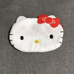 HELLO KITTY なかよし！ふわふわフェイスポーチ ハローキティ
