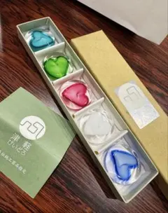 津軽びいどろ　箸置き　5個セット