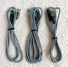 USB Type C ケーブル 1m 1m 2m 3本セット 急速充電