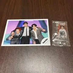 SnowMan岩本照　目黒蓮　宮舘涼太　公式写真　お守りキーホルダー(宮舘涼太)