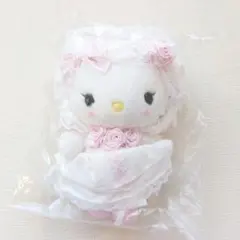 サンリオ ハローキティ ホワイトフリル マスコットホルダー