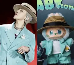 水色デイジー刺繍 ラブブ 着せ替え 服