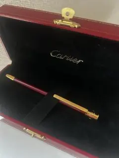 Cartier ボールペン本体 シルバー 専用ケース付き - メルカリ