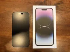 【極美品】iPhone14pro 256GB ディープパープル