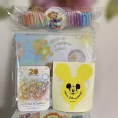 ダッフィーとフレンズ 20周年　ランチクロス&バンド　シール付