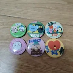 【匿名配送】ちいかわ等 缶バッジ 6個セット