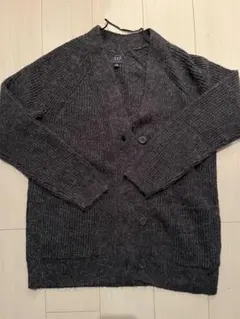 GAP ダークグレー カーディガン L