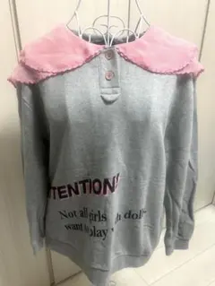 エイミー　インザバッティーガール　 襟付き　スウェット　トレーナー