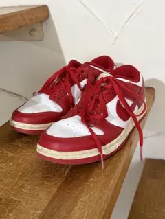 NIKE DUNK LOW レッド ホワイト　ダンク