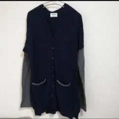 プラステ カシミヤ混 カーディガン
