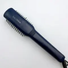 サロニア ストレートヘアブラシ スリム ネイビー SL-012NVS