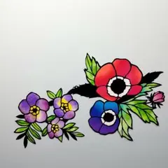 花の切り絵
