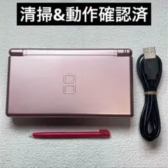 jy【清掃&動作確認済】Nintendo DS Lite メタリックロゼ