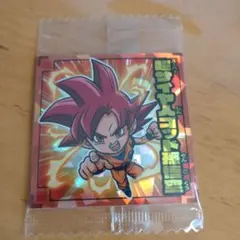 ドラゴンボール 超サイヤ人ゴッド シール No.001 DR 孫悟飯 ウエハース