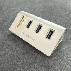 FREEGENE USBハブ 3ポート カードリーダー付き