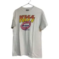 匿名配送 KISS Tシャツ ホワイト バンT 古着 夏服のサムネイル