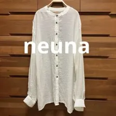 neuna 白シアーブラウス カーディガン ヌナ