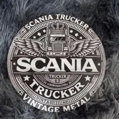 SCANIA スカニア　トラック　ブリキ　看板　まとめ割引あり