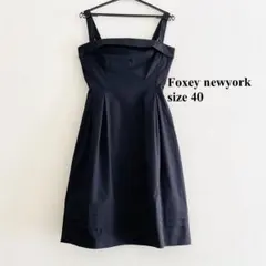 新品同様！FOXEY￼ワンピース　40 R e ne foxey フォクシー FOXEY(フォクシー) ワンピース サイズ40 M レディース - 35816 ライト