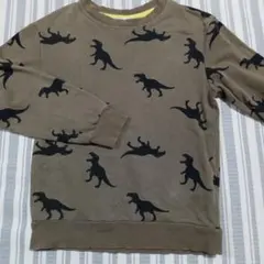 恐竜柄トレーナー US 6-8Y