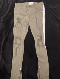 LAKENZIE オリーブグリーン デニム