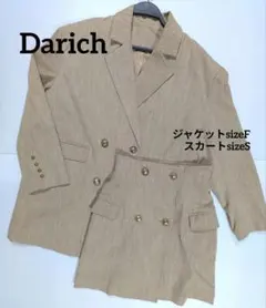 Darich ルーズシルエットジャケット＆ハイウエストミニスカート