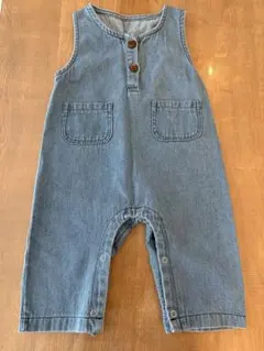 PETITKID デニム　ロンパース　80