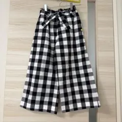 kate spade チェック柄 ワイドパンツ 140のサムネイル