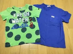 ダブルB 水玉Tシャツ　110　おまけつき