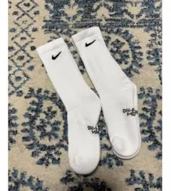 2セット　Nike ホワイト ソックス ロゴ入り　23〜25センチ