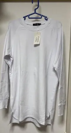 Fusino Loop ホワイト 長袖 Tシャツ 新品タグ付き