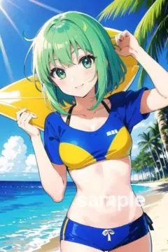 オリジナル美少女イラスト ポスター　A4サイズ　アニメ　送料無料 GZ0034