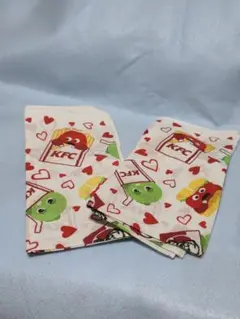 KFC　ガチャピンムック ハンカチ2枚セット