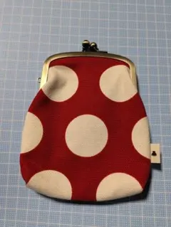 AYANOKOJI 水玉模様がま口ポーチ