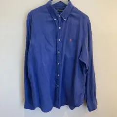 Ralph Lauren クラシックフィット リネン　長袖シャツ XL