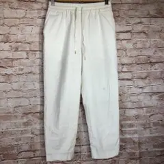 【OPAQUE.CLIP】レディース(M) リネン ホワイト パンツ