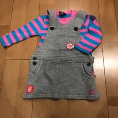 ベビードール　トップス80 ジャンパースカート90 2点セット　女の子
