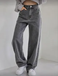 DAZY グレー ストレートデニム Mサイズ