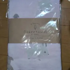 6層ガーゼ バスタオル 動物柄 新品 60x120cm ピンク おまけ付き