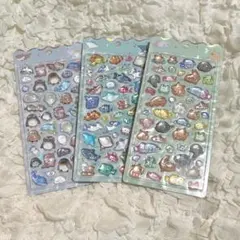 水族館限定 ボンボンドロップシール 海獣 海水魚 淡水・水辺の生きもの 正規品