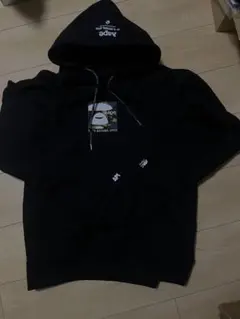 AAPE ブラックパーカー 迷彩裏地 - メルカリ