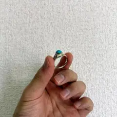 ターコイズリング シルバー メンズ レディース 韓国 ストリート