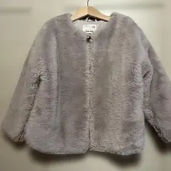 Zara Kids グレー ファージャケット 7サイズ