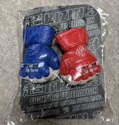 超RIZIN3限定 朝倉未来 平本蓮サインプリント入りグローブキーホルダーMMA