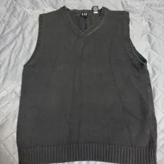 90s 00s old gap コットン Vネックベスト Sサイズ